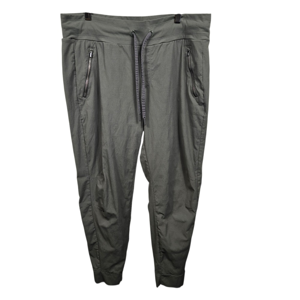 Athleta Trekkie North Jogger Olive Green Size 14 Tall Hiking Outdoor‎ Pants
